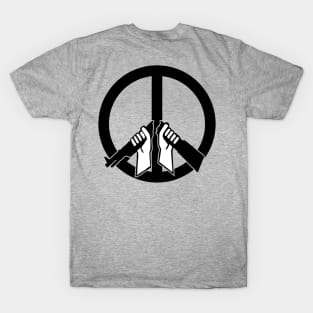 Broken Rifle and Peace T-Shirt